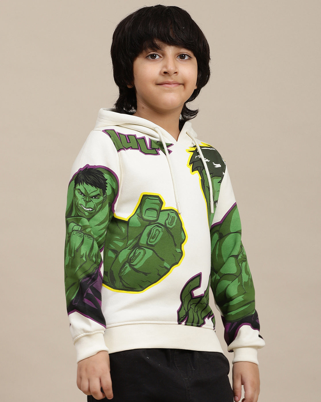 Avengers Printed Regular Fit Hoodie For Boys