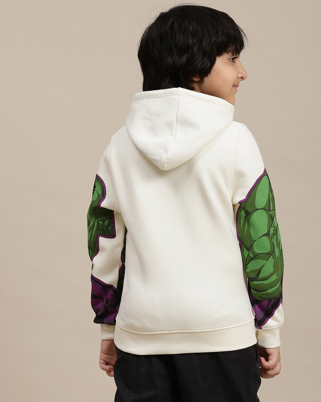 Avengers Printed Regular Fit Hoodie For Boys