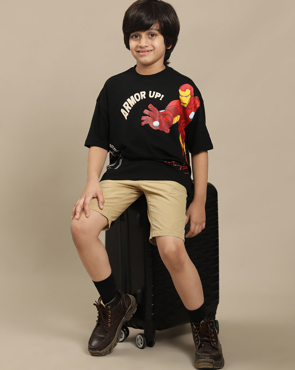 Avengers Printed Regular Fit Tshirt For Boys