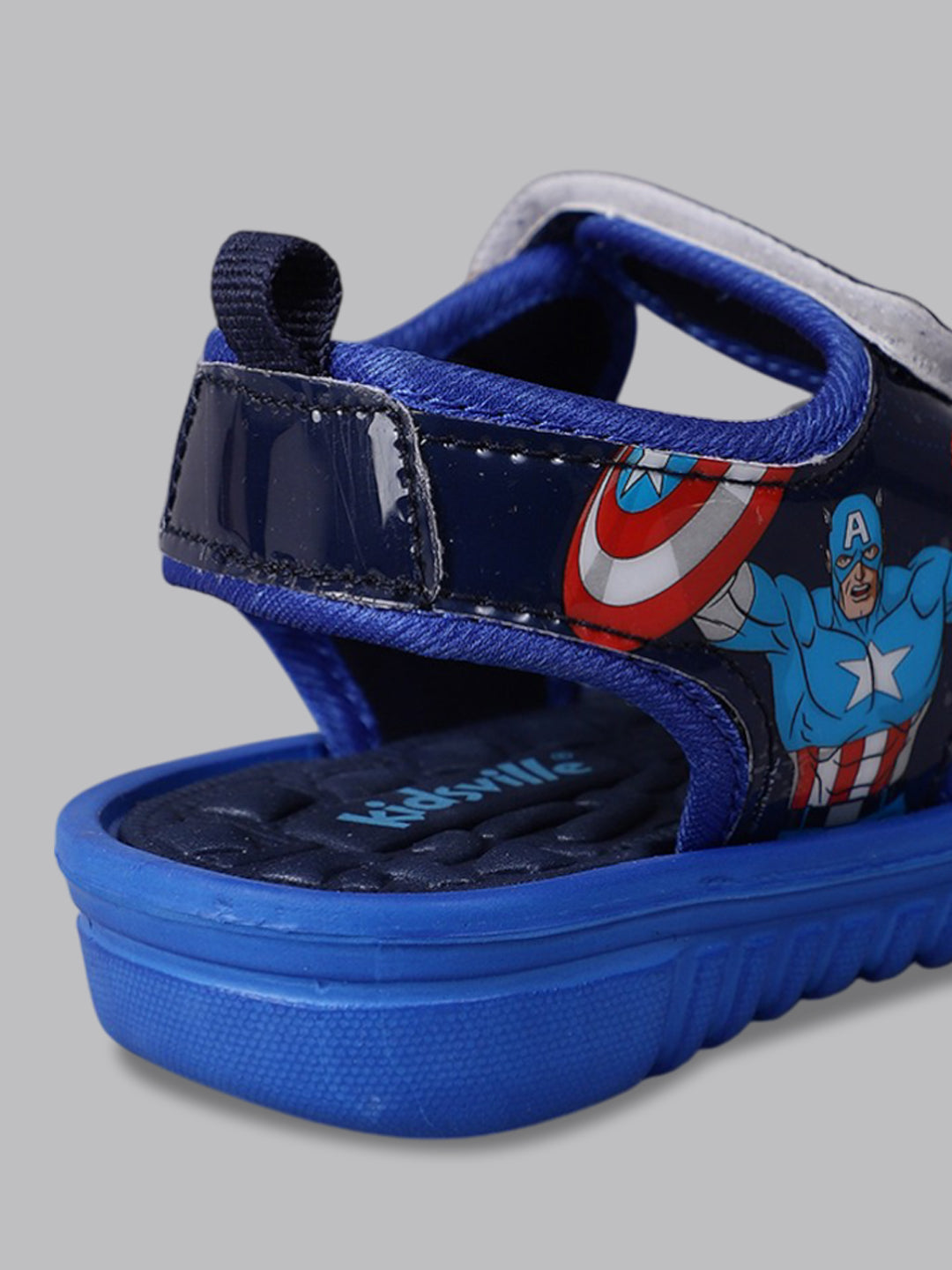 Kids Boys Avengers Printed Blue Sandals