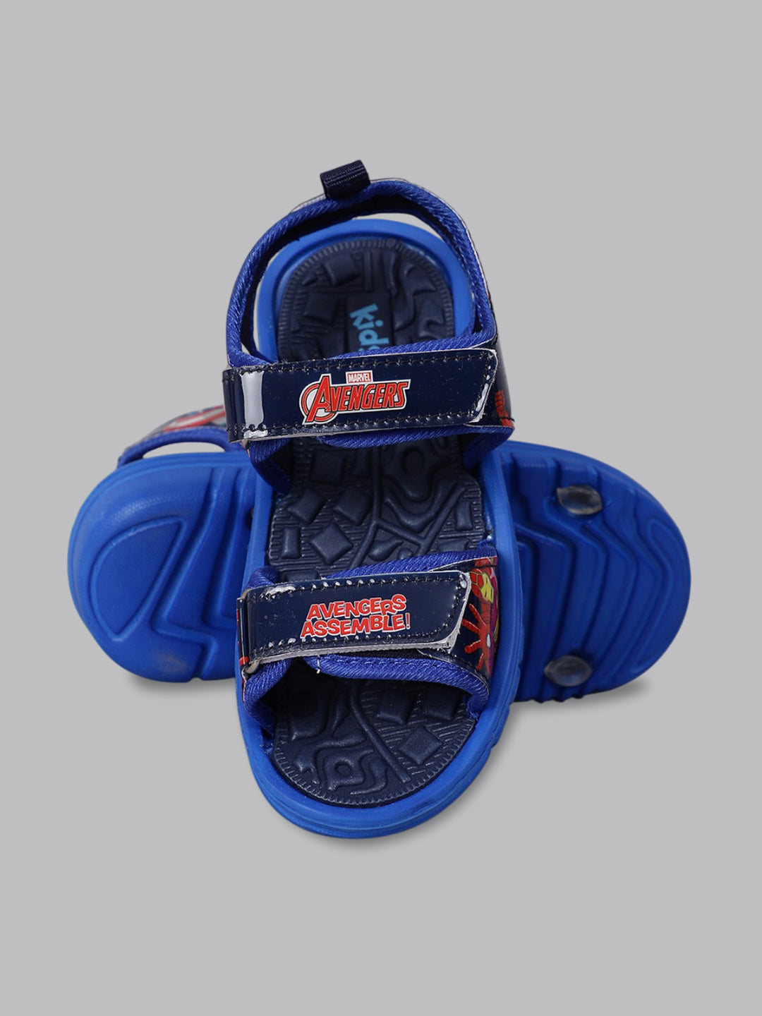 Kids Boys Avengers Printed Blue Sandals