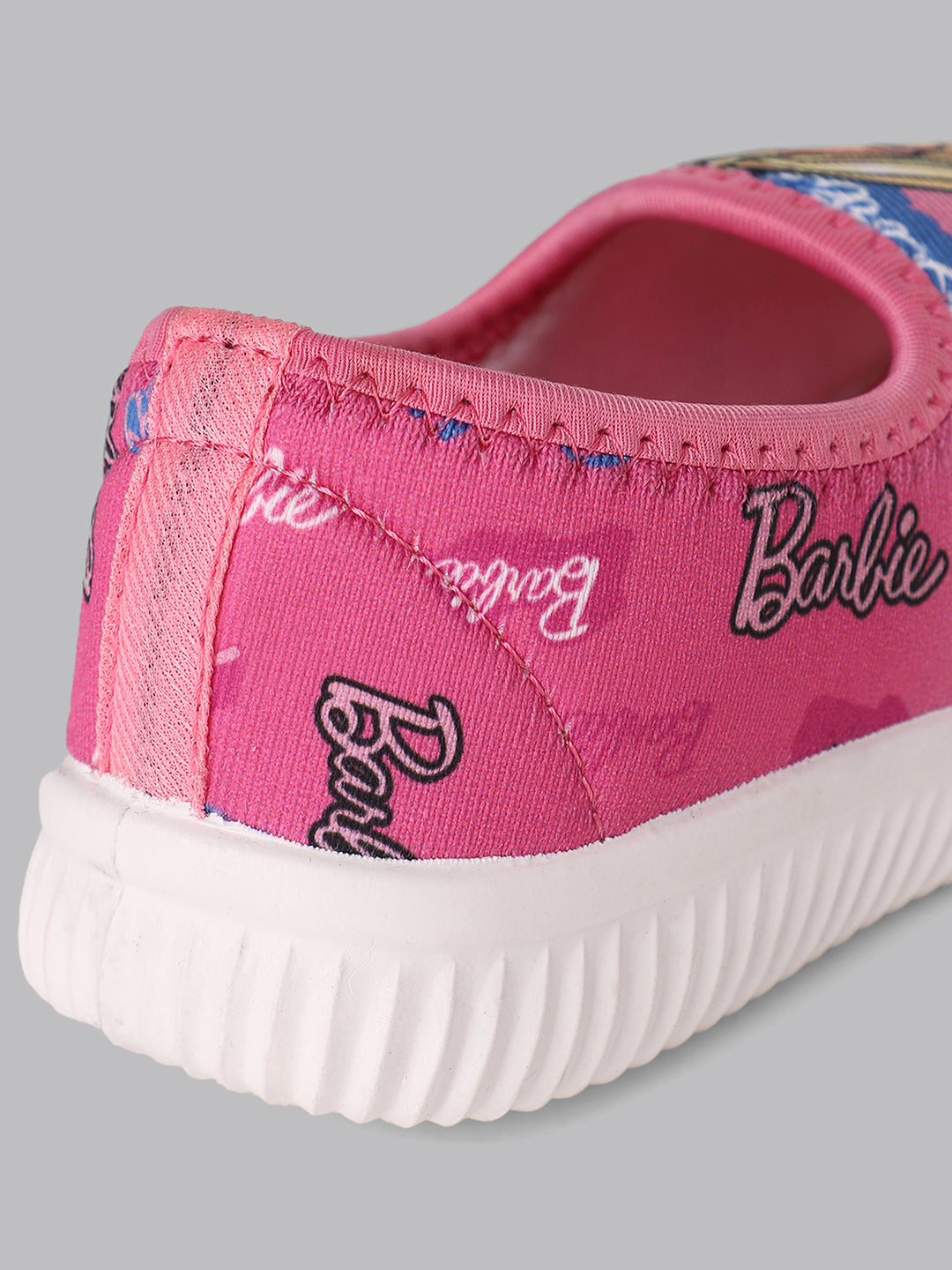 Kids Girls Barbie Printed Pink Shoes