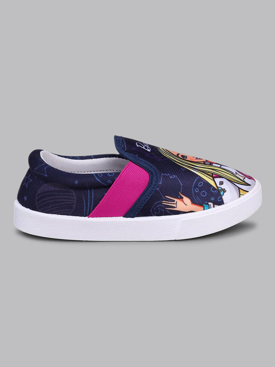 Barbie Printed Canvas Shoes For Kids Girls