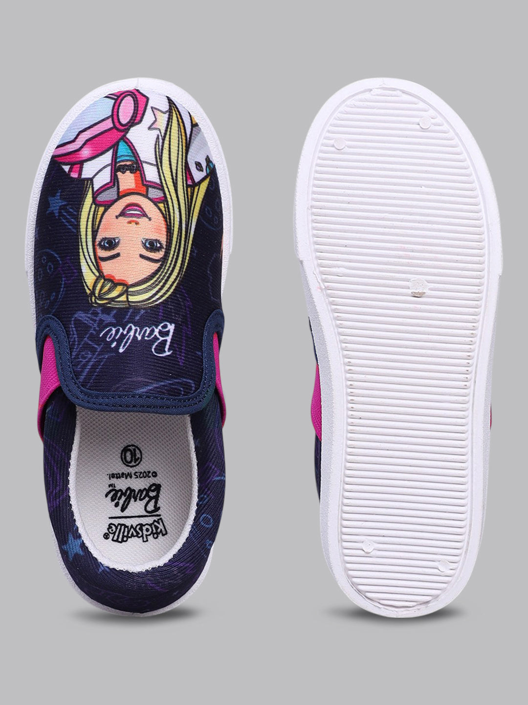 Barbie Printed Canvas Shoes For Kids Girls
