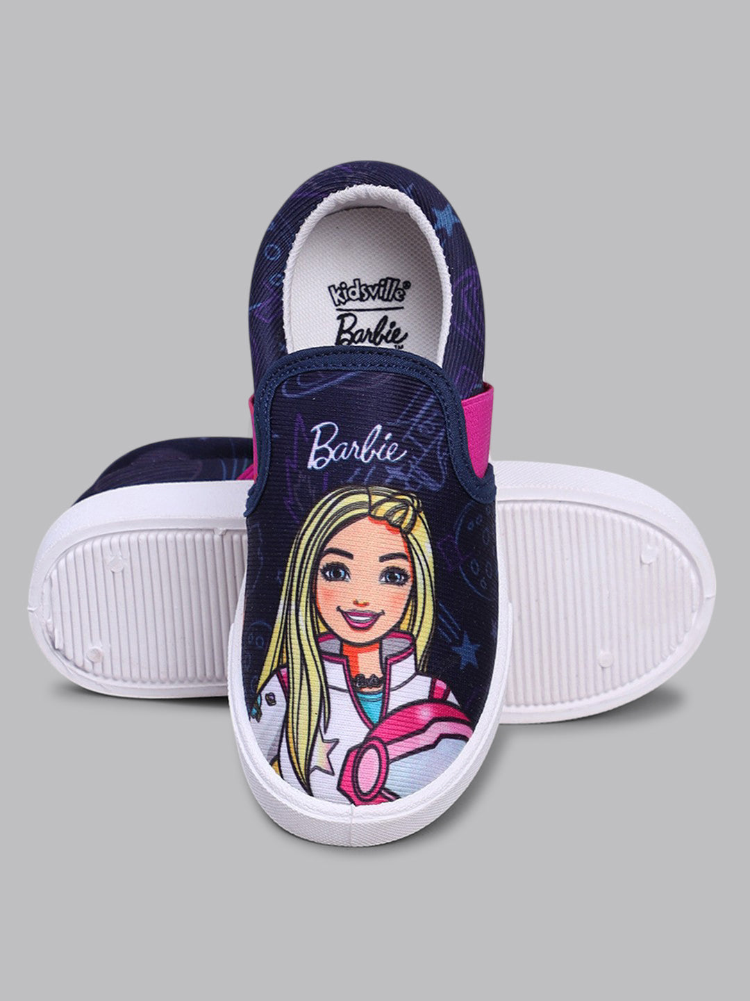 Barbie Printed Canvas Shoes For Kids Girls