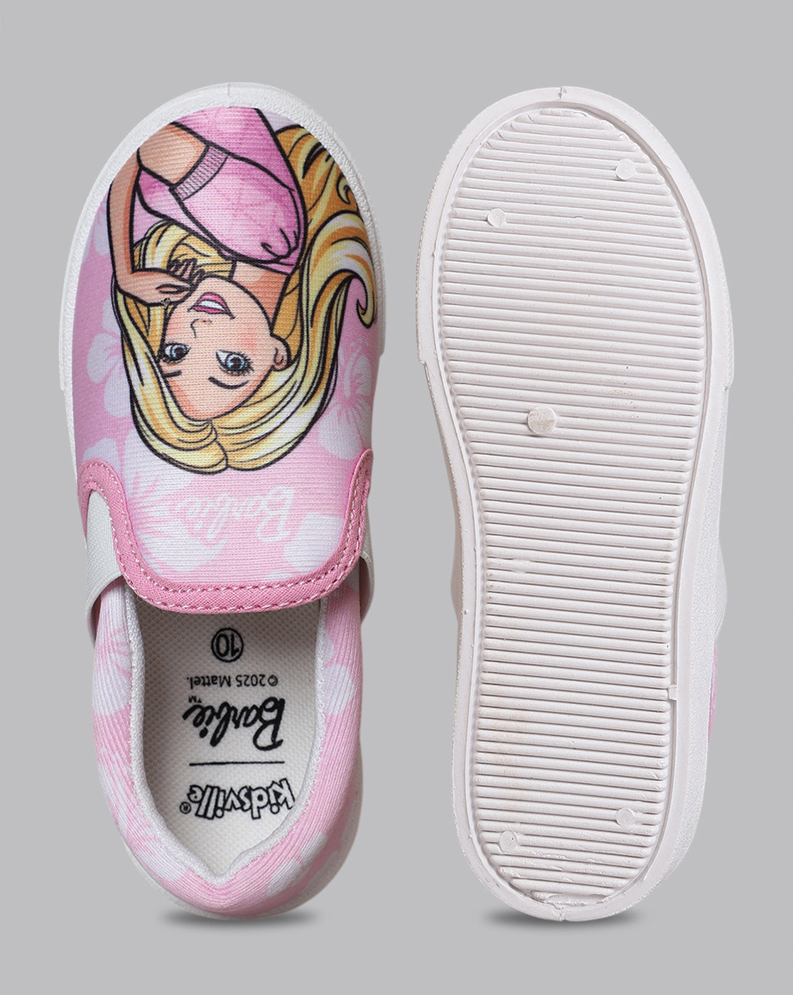 Barbie Printed Canvas Shoes For Kids Girls
