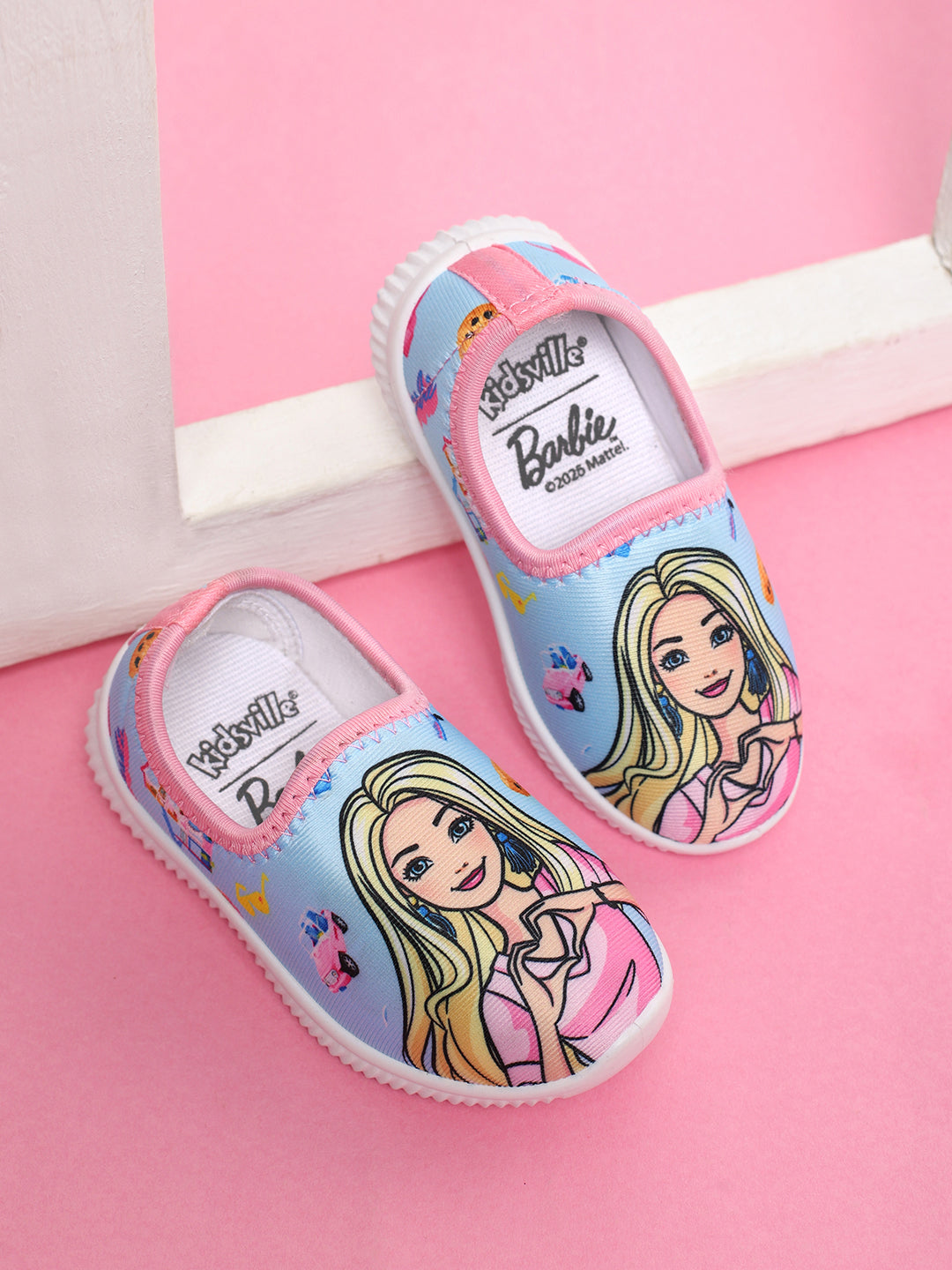 Barbie Printed Canvas Shoes For Kids Girls