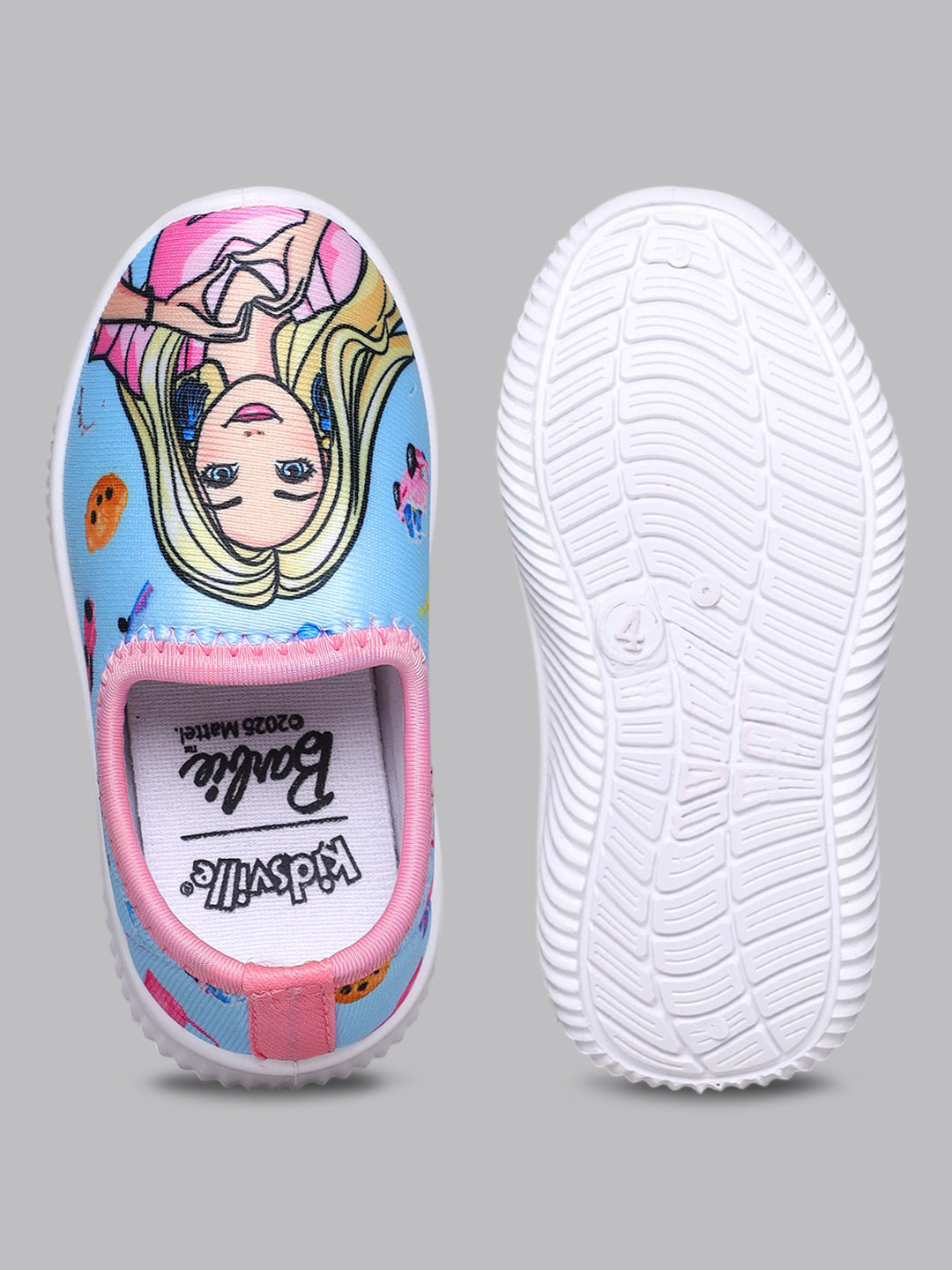 Barbie Printed Canvas Shoes For Kids Girls