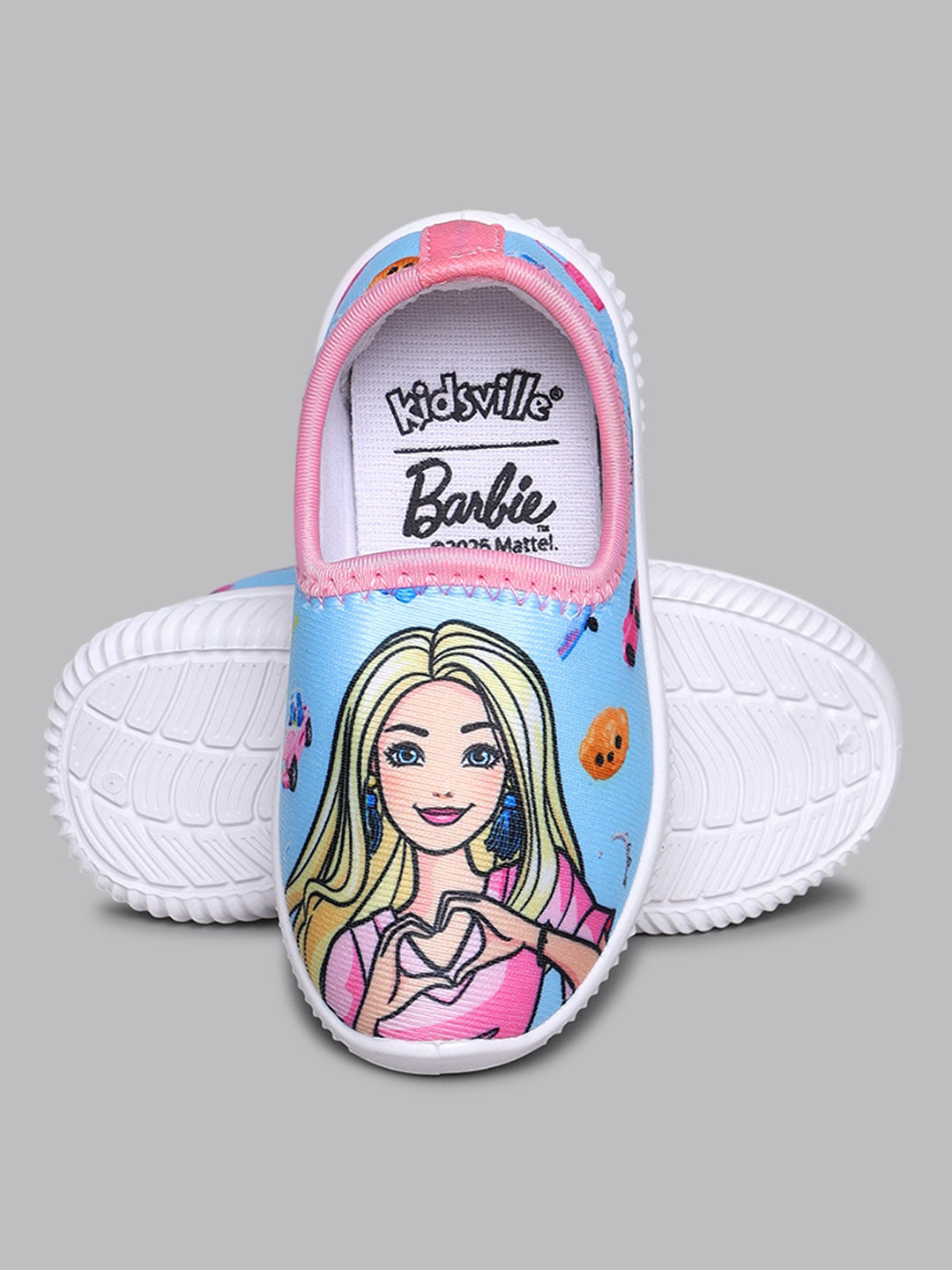 Barbie Printed Canvas Shoes For Kids Girls