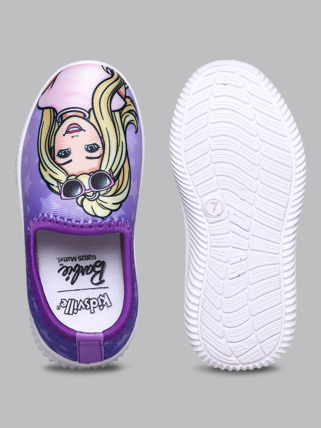 Barbie Printed Canvas Shoes For Kids Girls