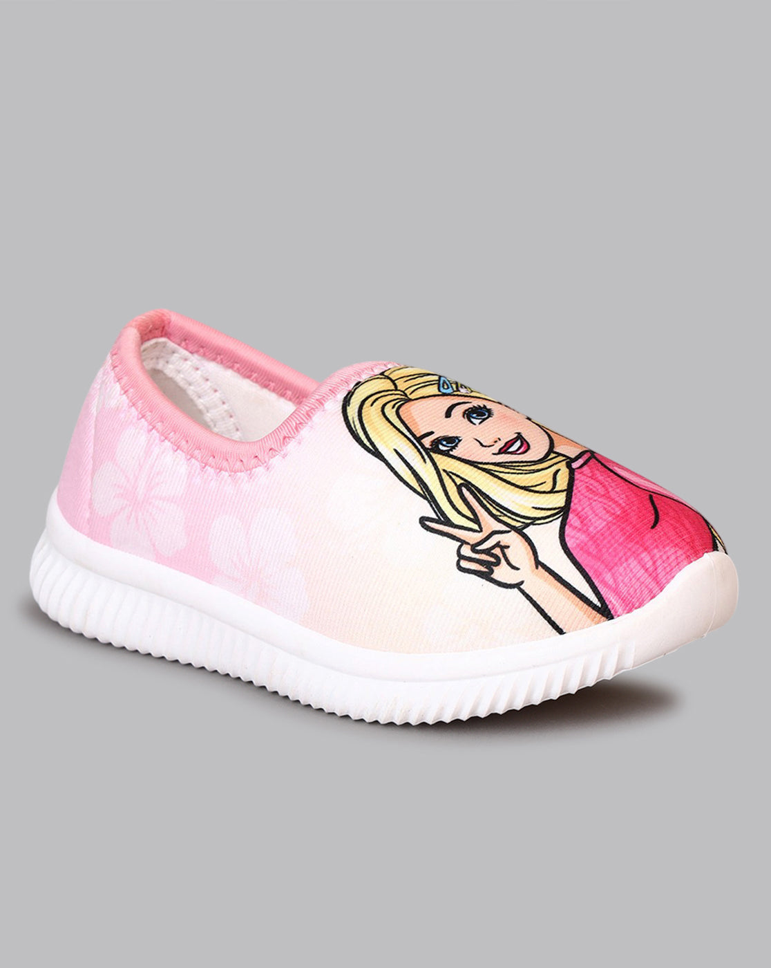 Barbie Printed Canvas Shoes For Kids Girls