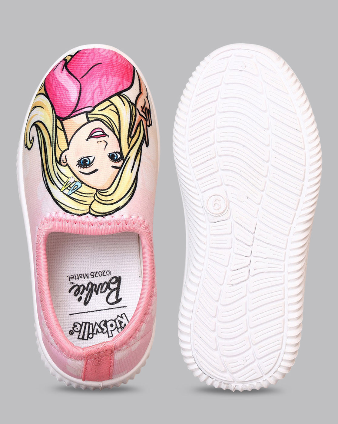 Barbie Printed Canvas Shoes For Kids Girls
