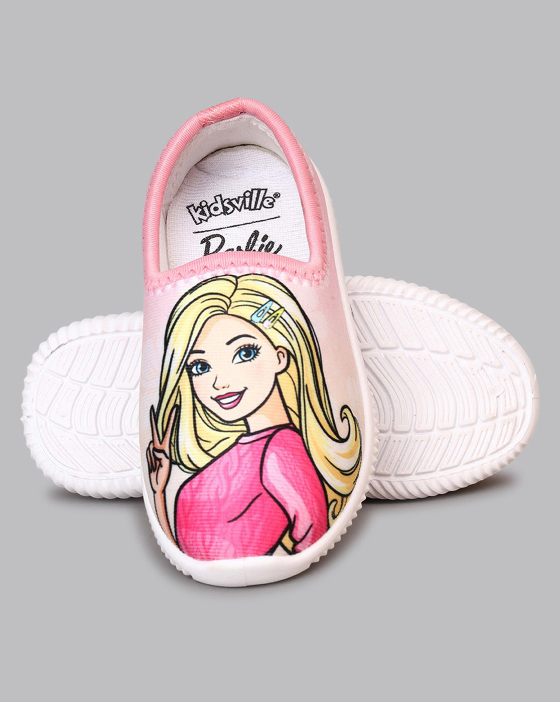 Barbie Printed Canvas Shoes For Kids Girls