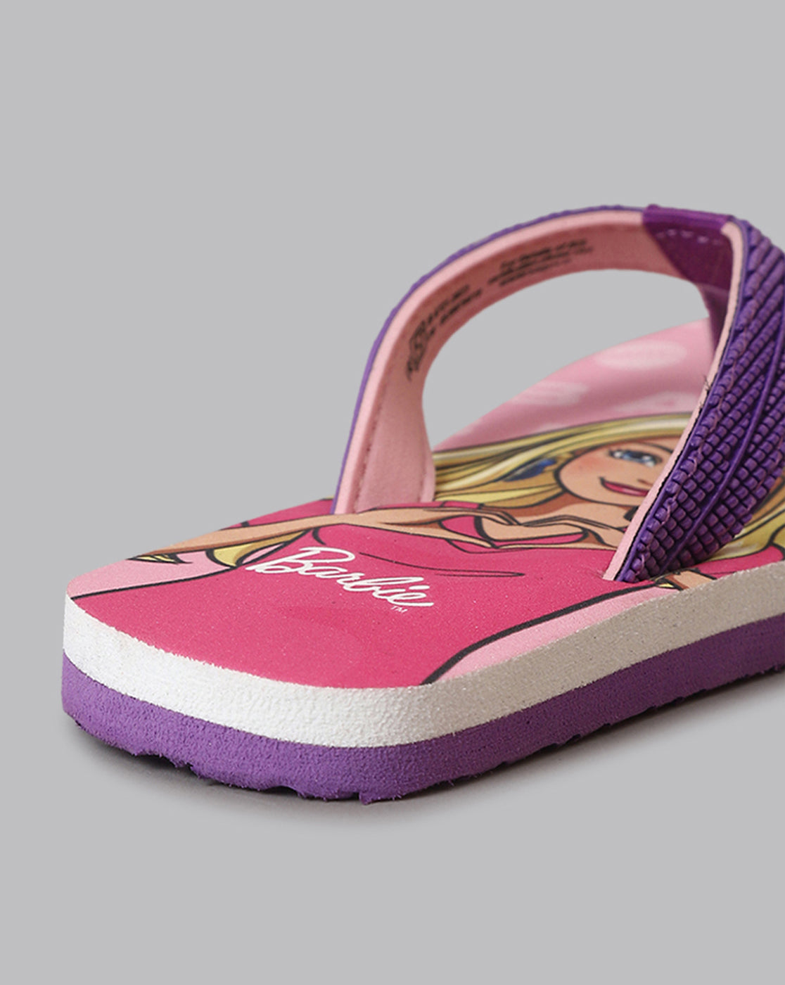 Barbie Printed Flip-Flops For Kids Girls