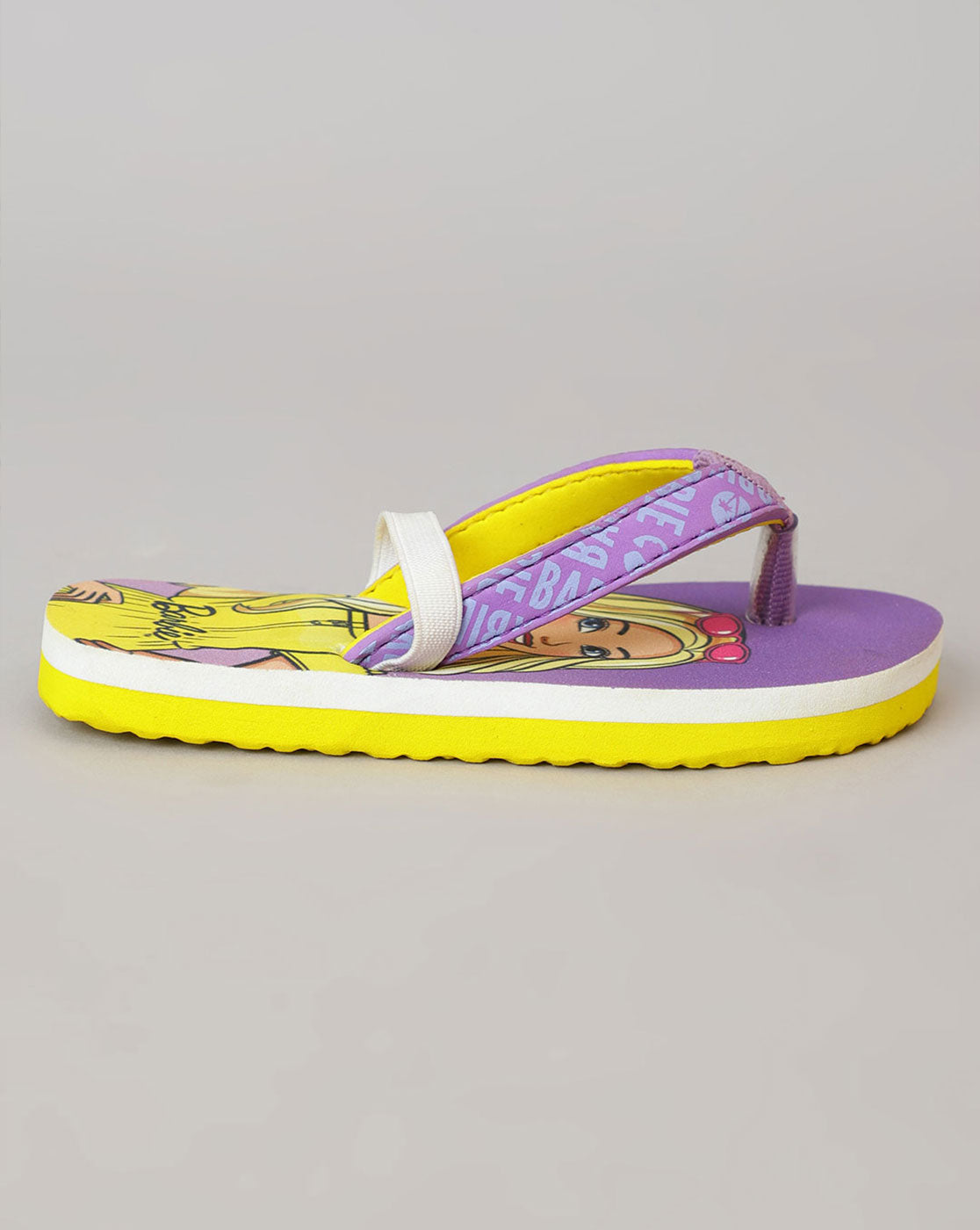 Barbie Printed Flip-Flops For Kids Girls