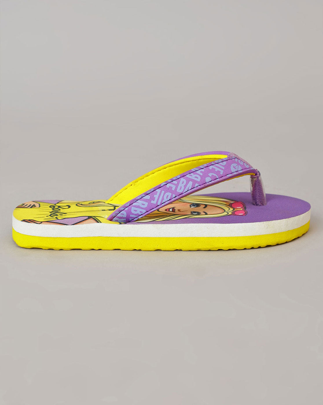Barbie Printed Flip-Flops For Kids Girls