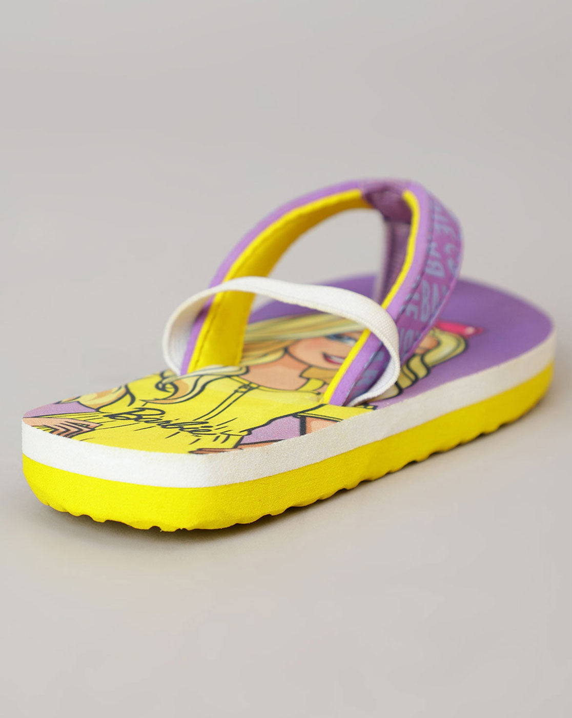 Barbie Printed Flip-Flops For Kids Girls