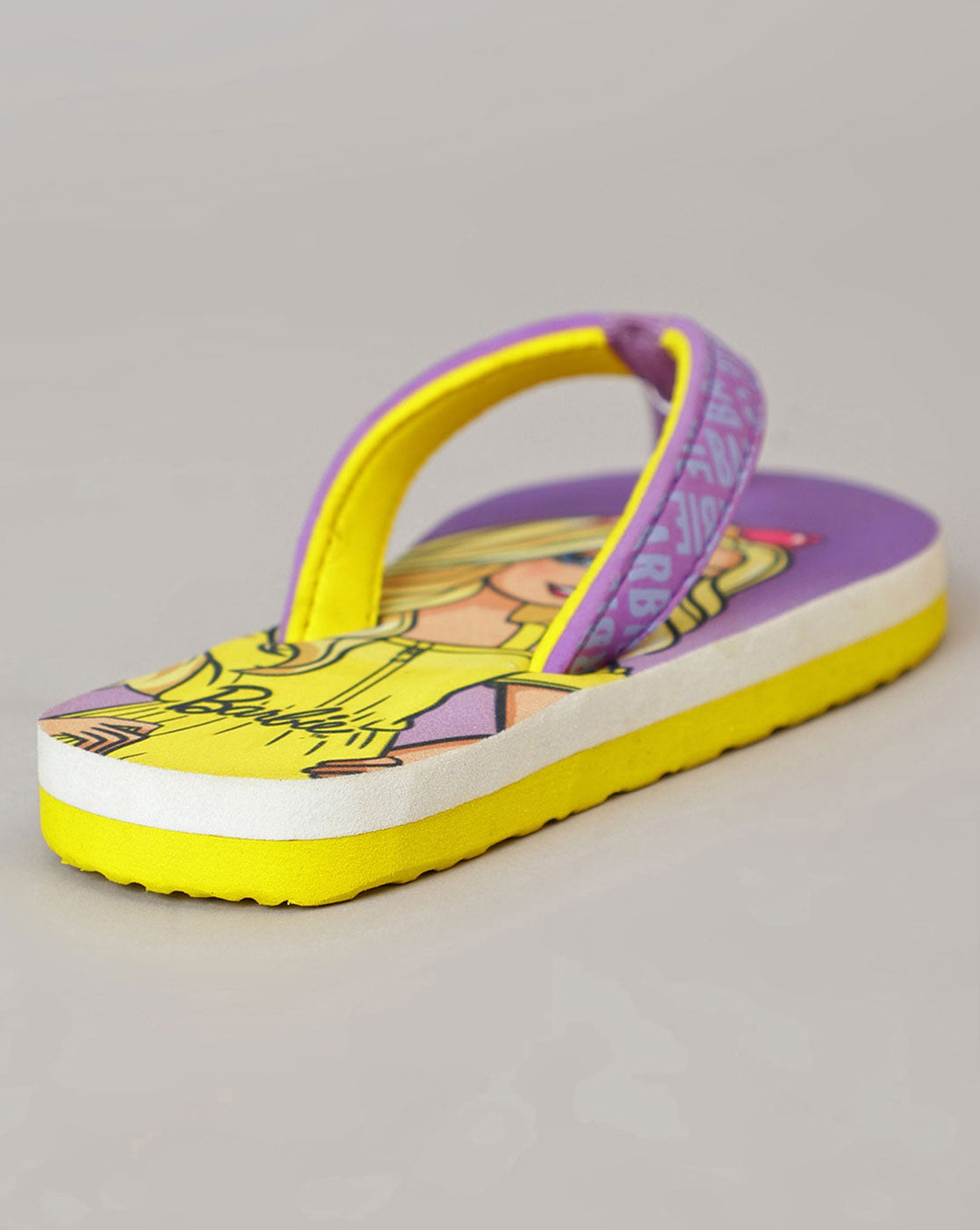 Barbie Printed Flip-Flops For Kids Girls