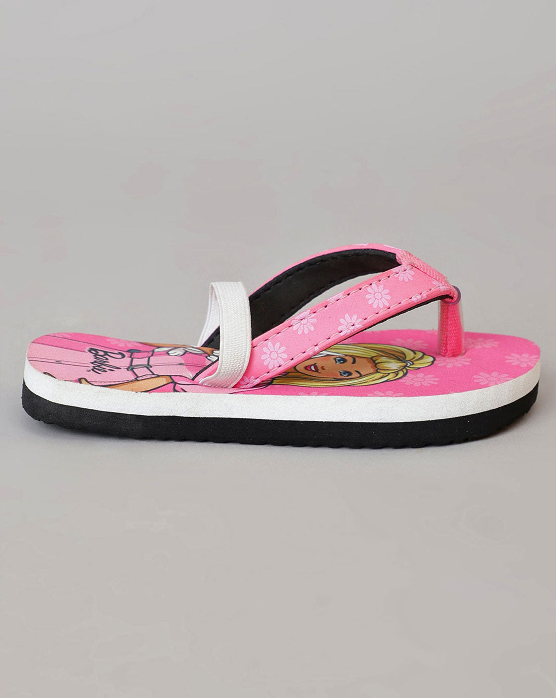 Barbie Printed Flip-Flops For Kids Girls