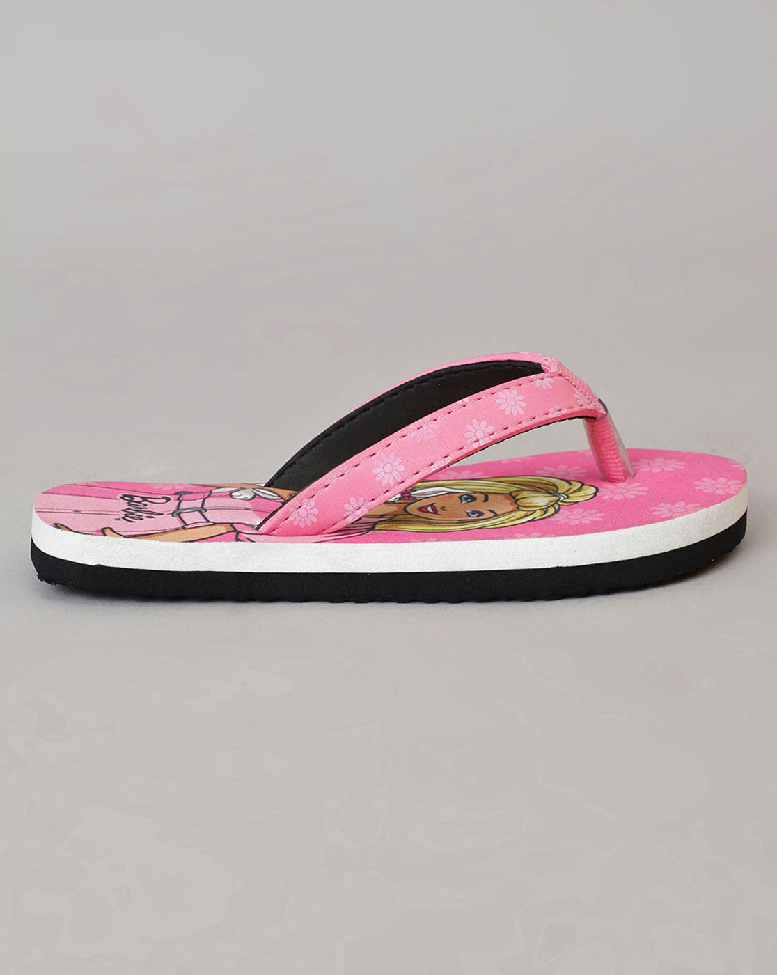 Barbie Printed Flip-Flops For Kids Girls