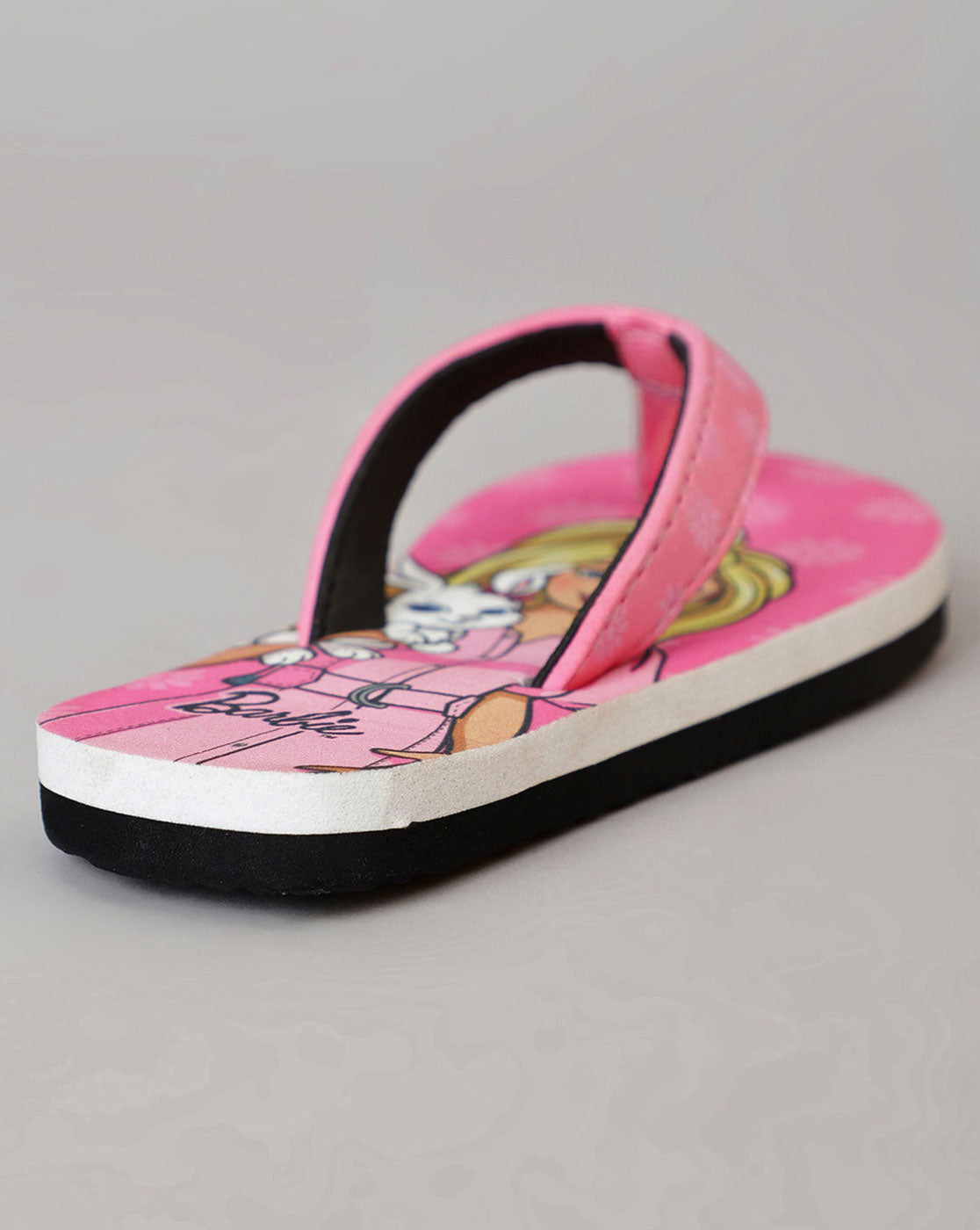 Barbie Printed Flip-Flops For Kids Girls