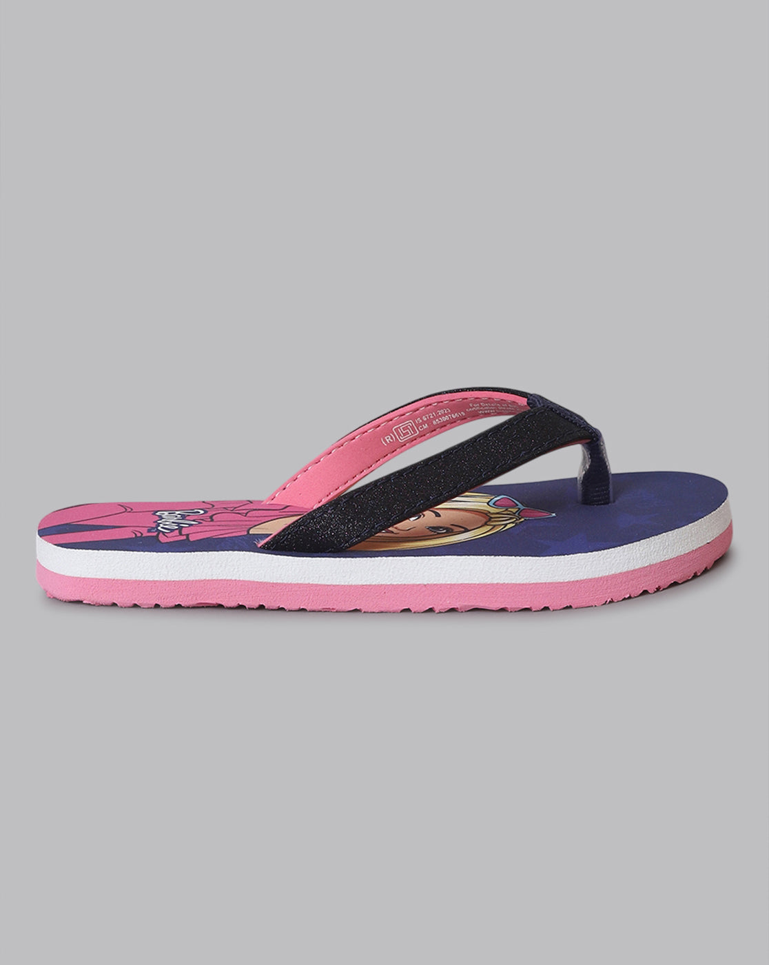 Barbie Printed Flip-Flops For Kids Girls