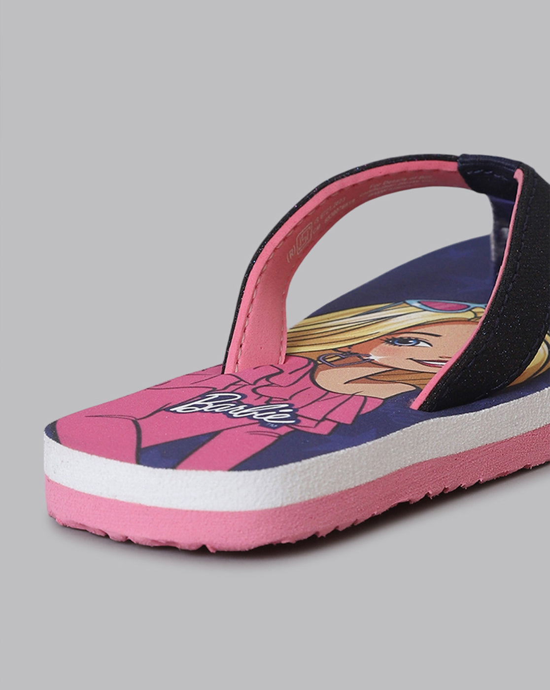 Barbie Printed Flip-Flops For Kids Girls