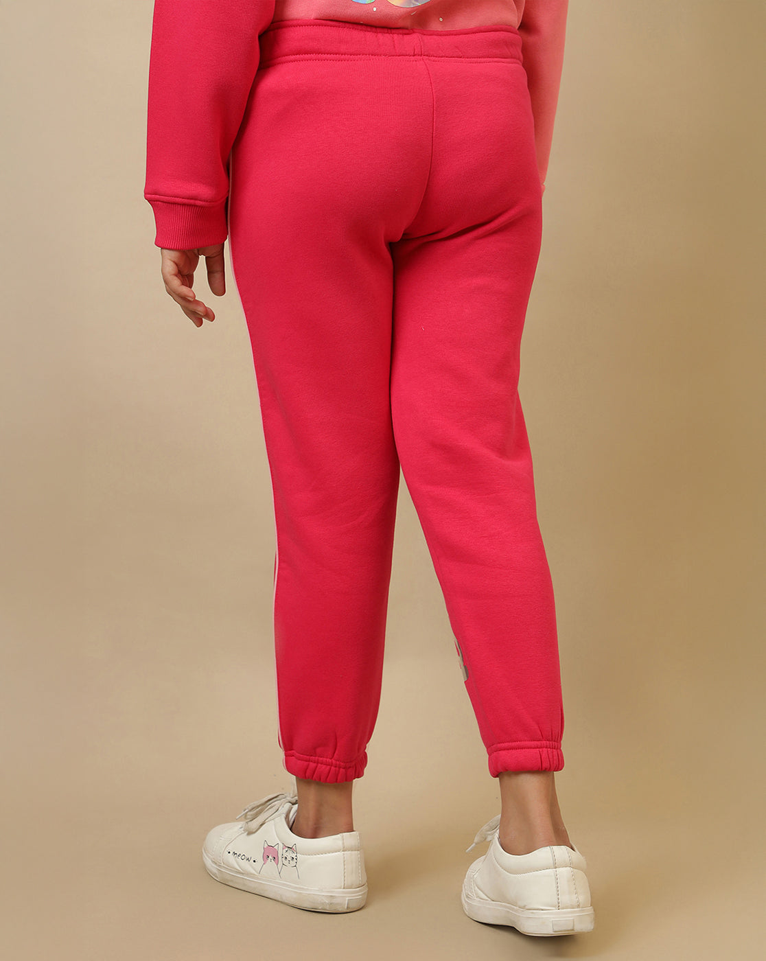 Barbie Printed Regular Fit Jogger For Girls