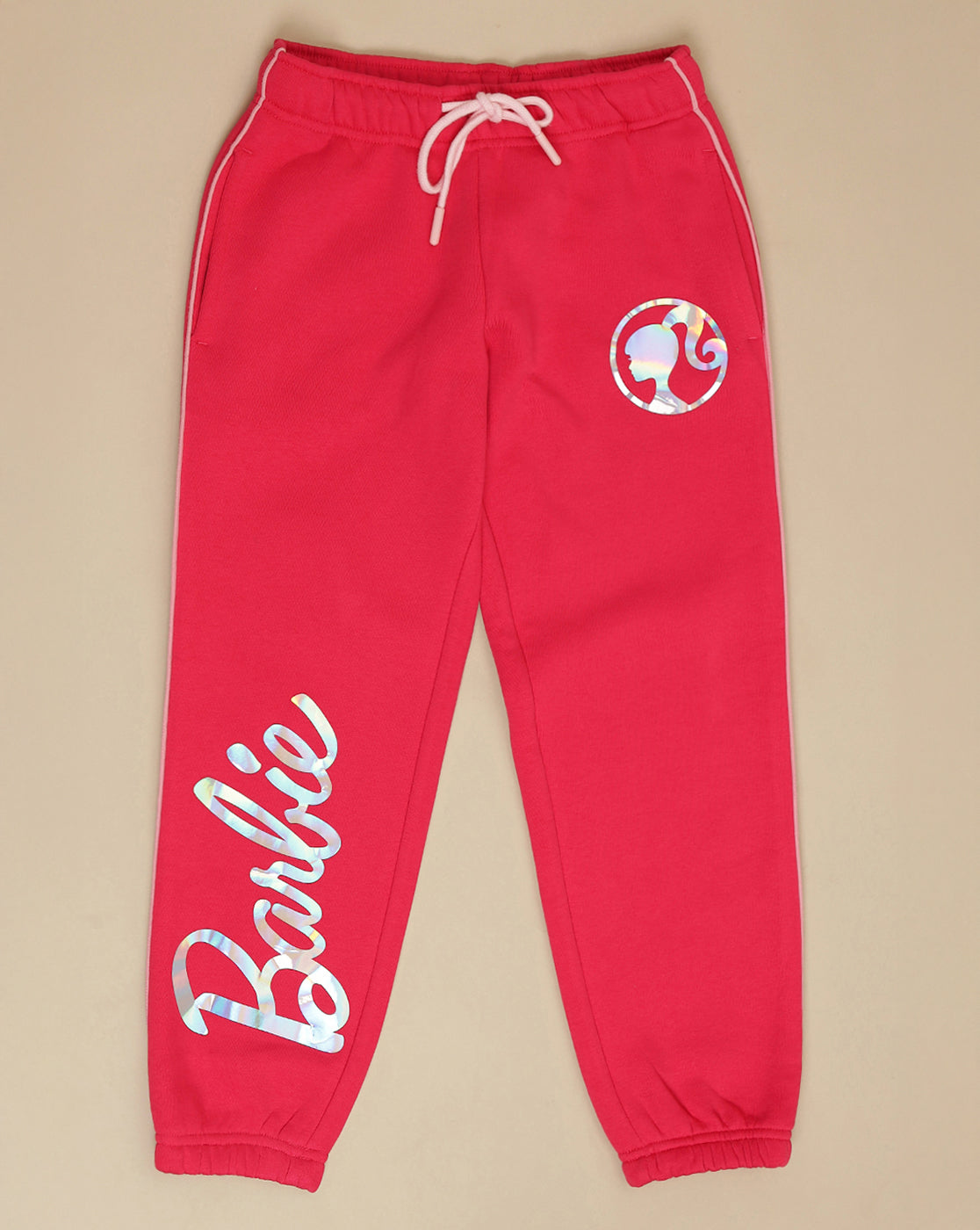 Barbie Printed Regular Fit Jogger For Girls