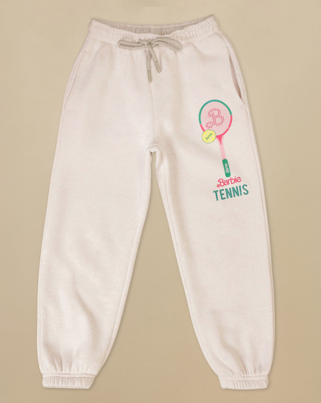 Barbie Printed Regular Fit Jogger For Girls