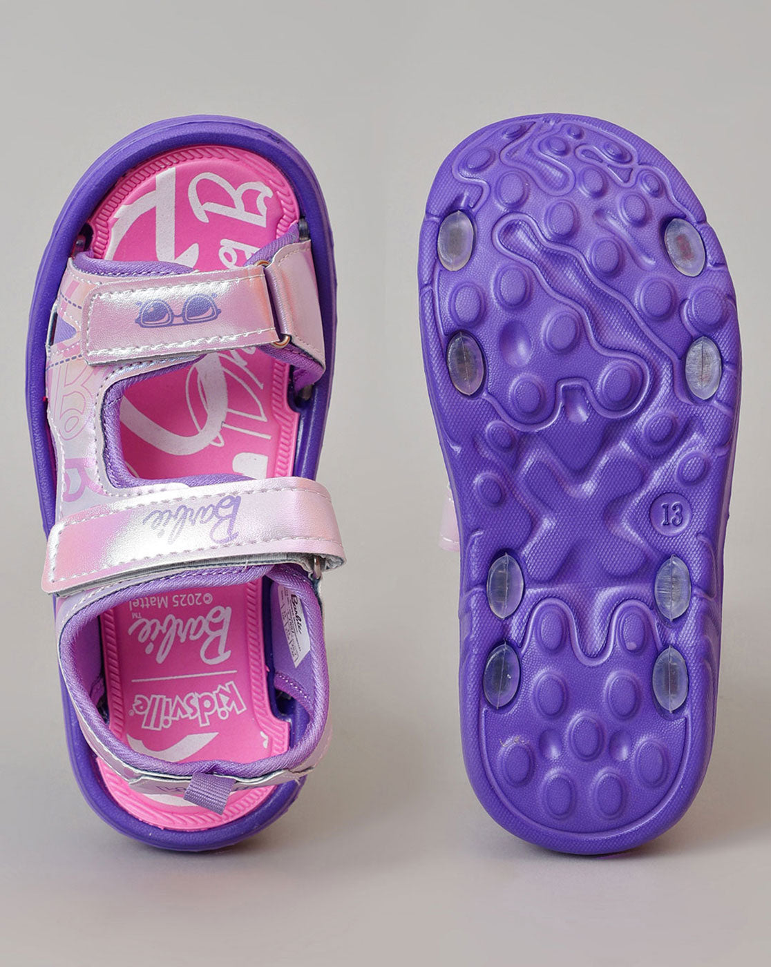 Barbie Printed Sandals For Kids Girls