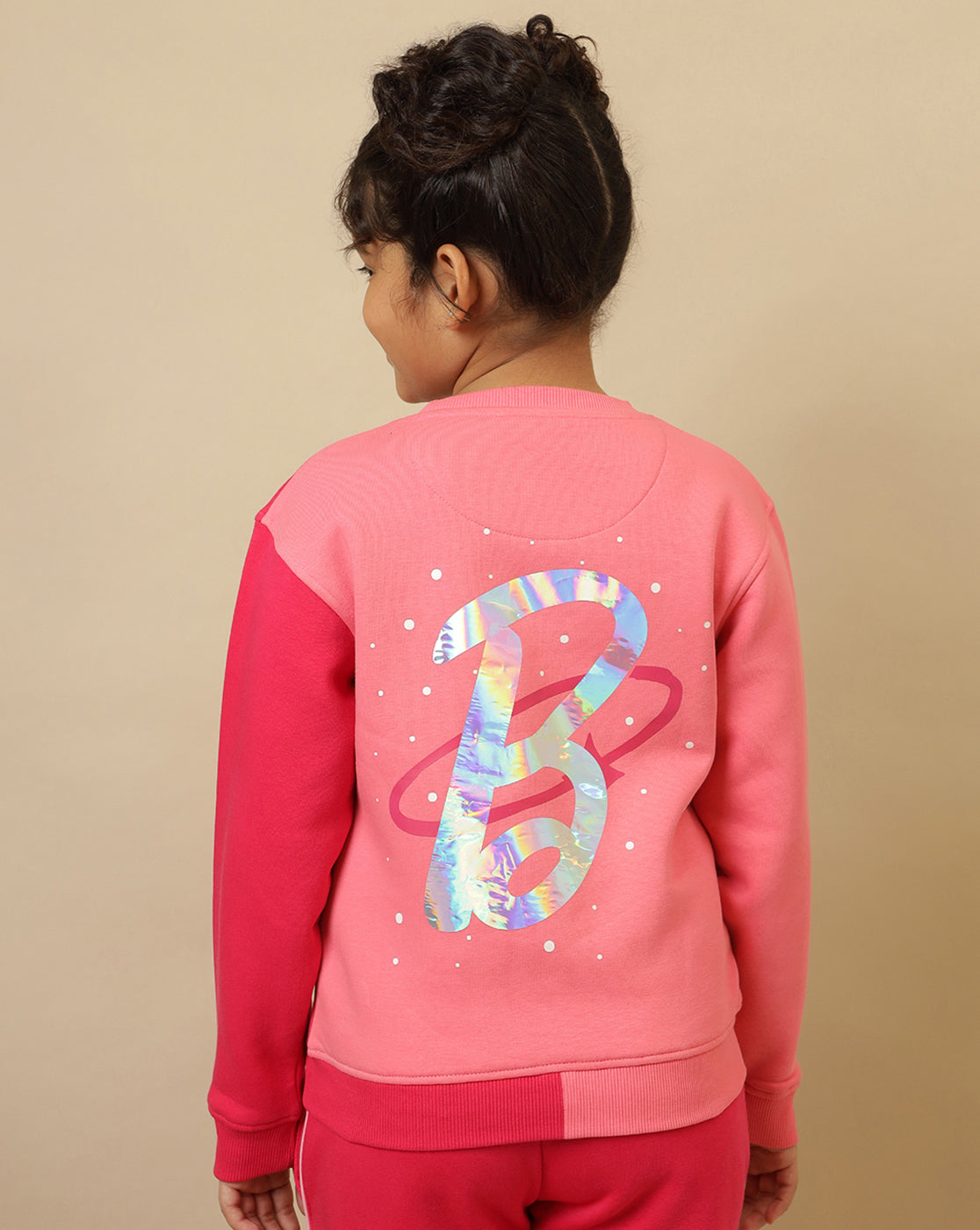 Barbie Printed Regular Fit Sweatshirt For Girls