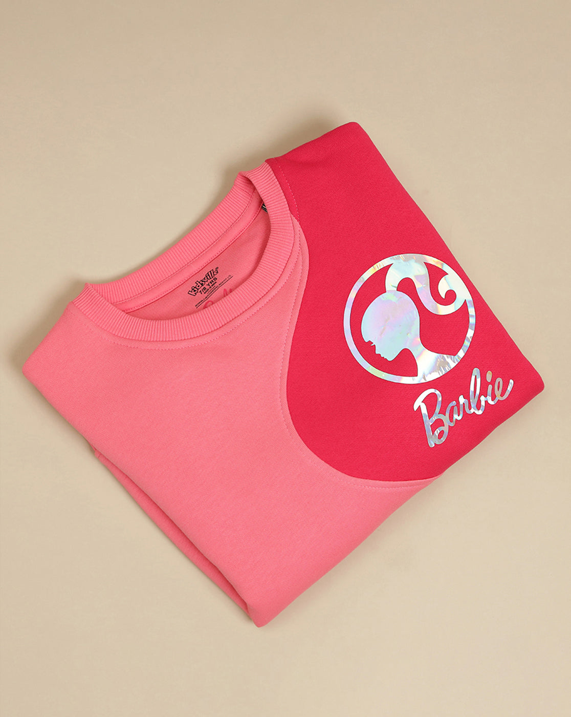 Barbie Printed Regular Fit Sweatshirt For Girls