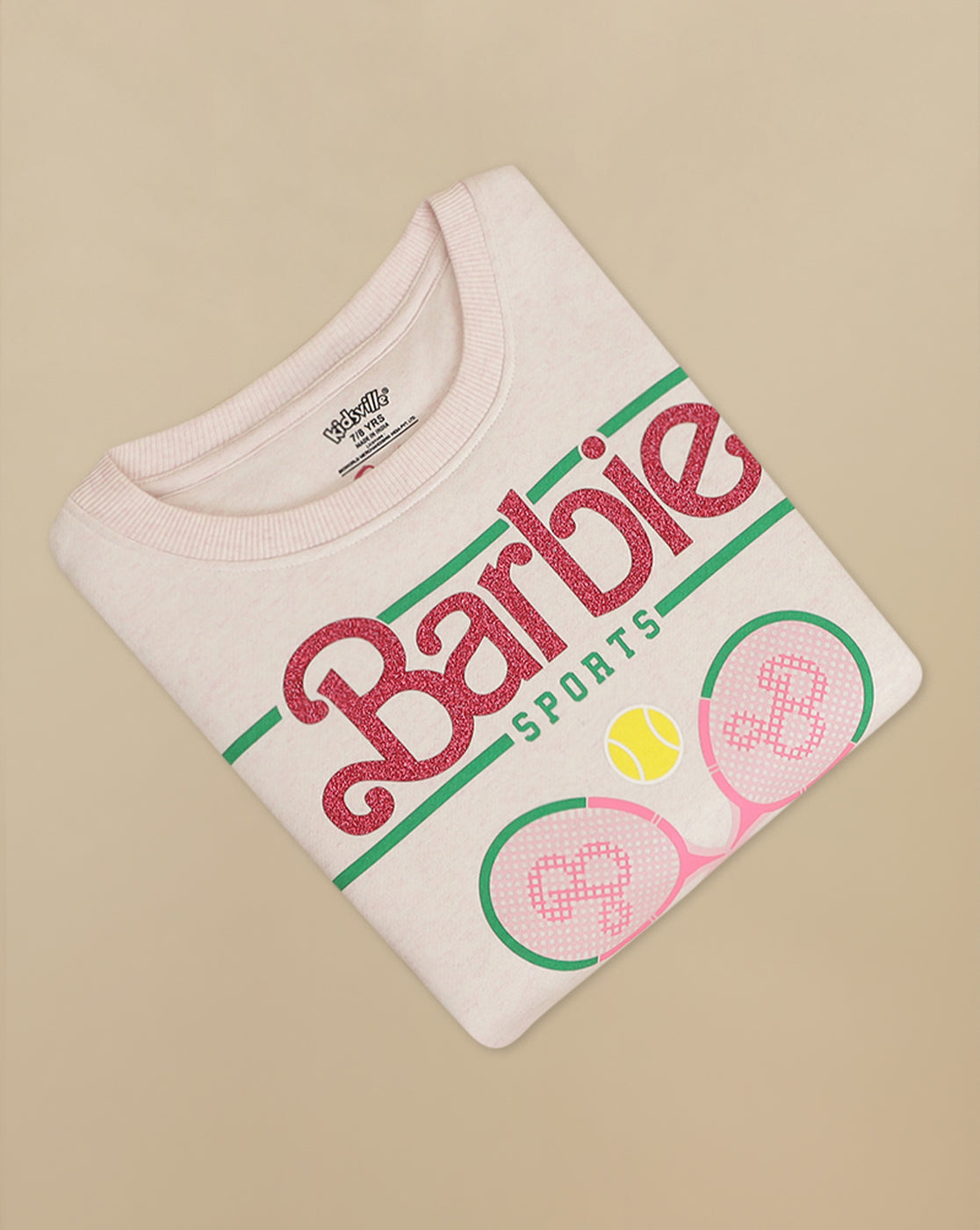 Barbie Printed Regular Fit Sweatshirt For Girls