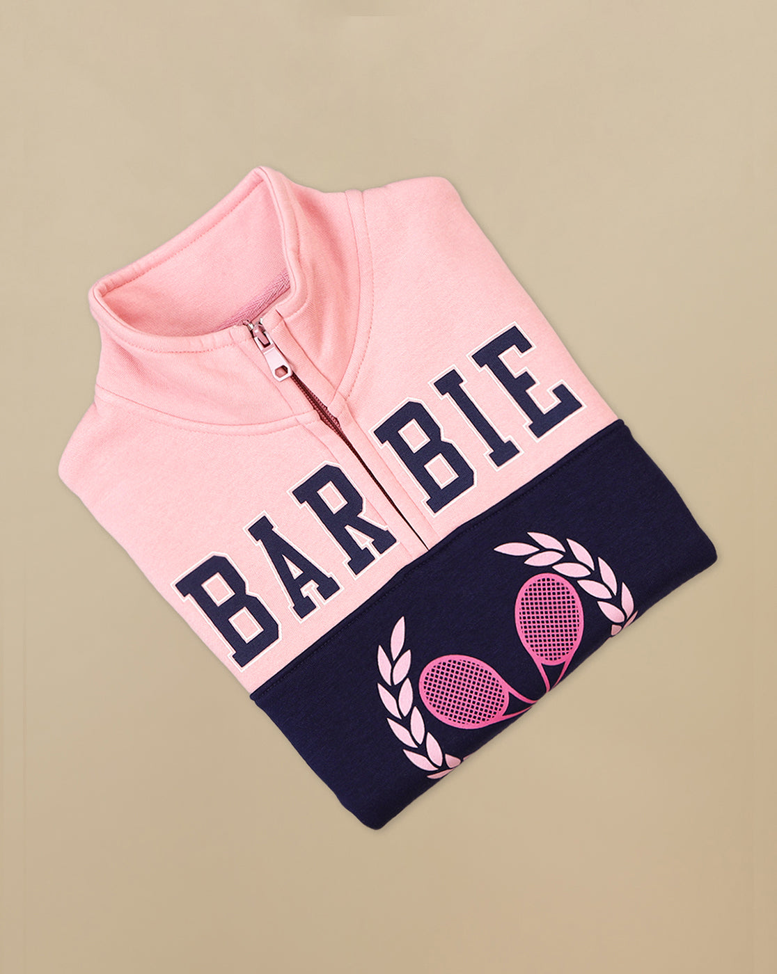 Barbie Printed Regular Fit Sweatshirt For Girls