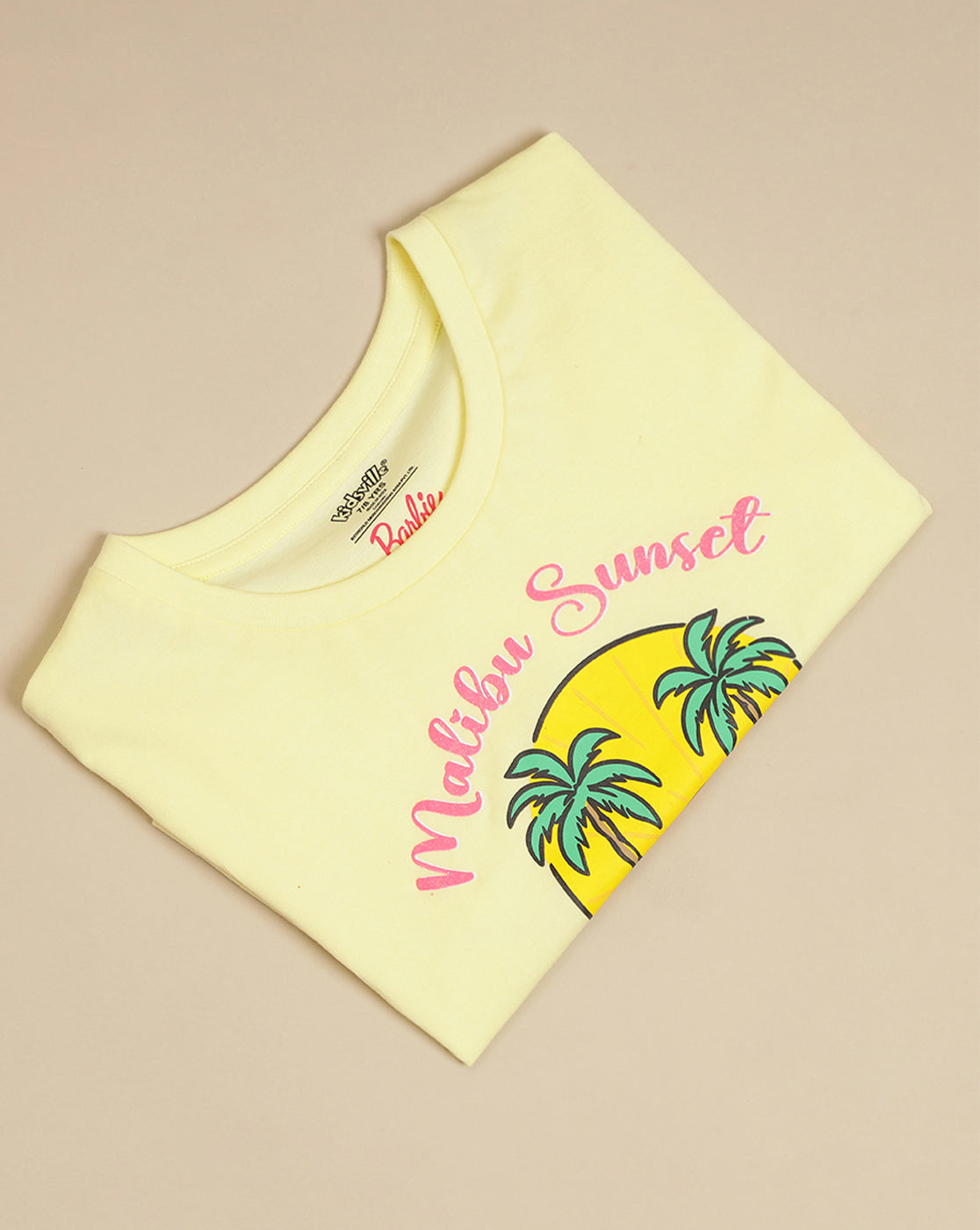 Barbie Printed Boxy Fit Tshirt For Girls