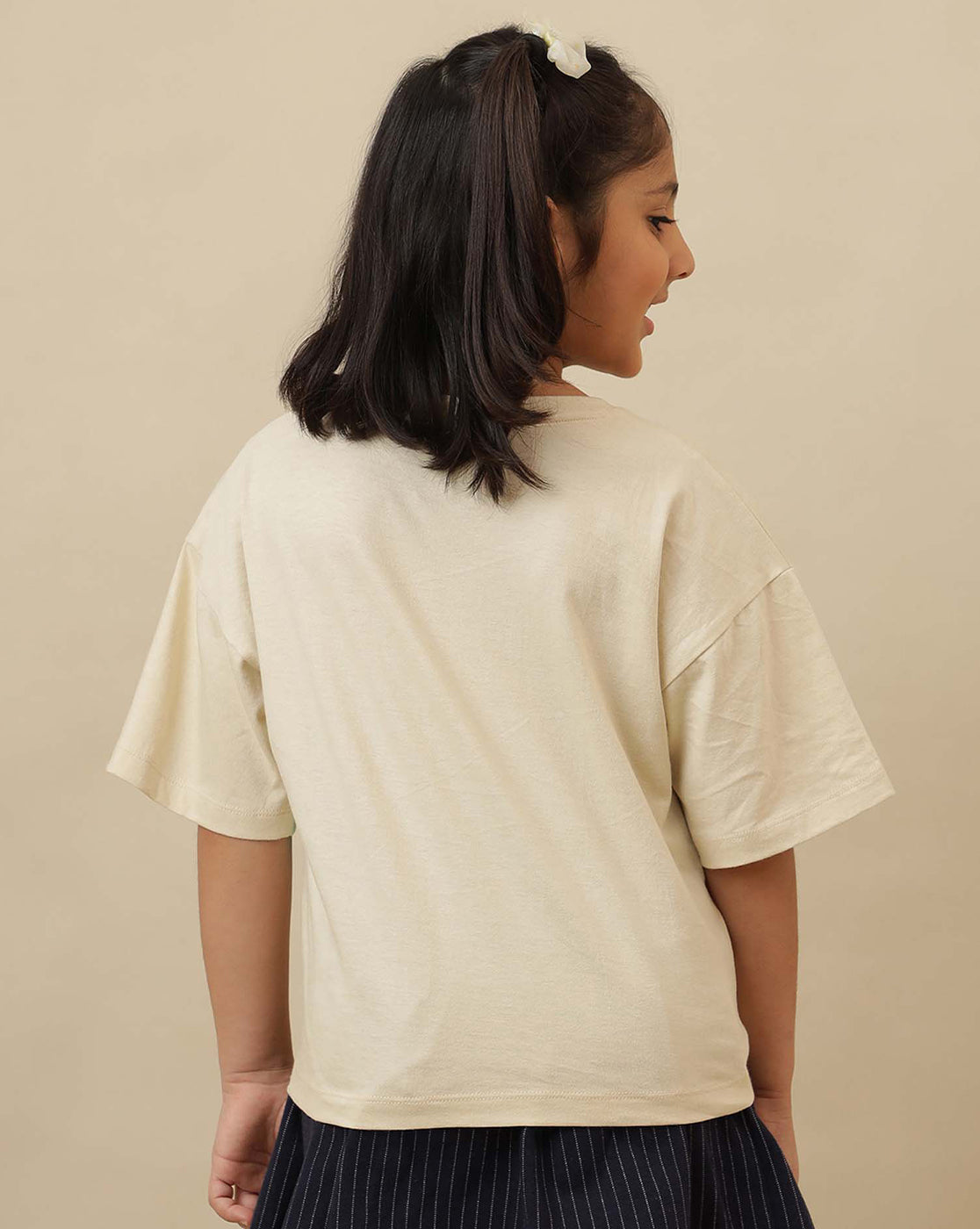 Barbie Printed Oversized Tshirt For Girls