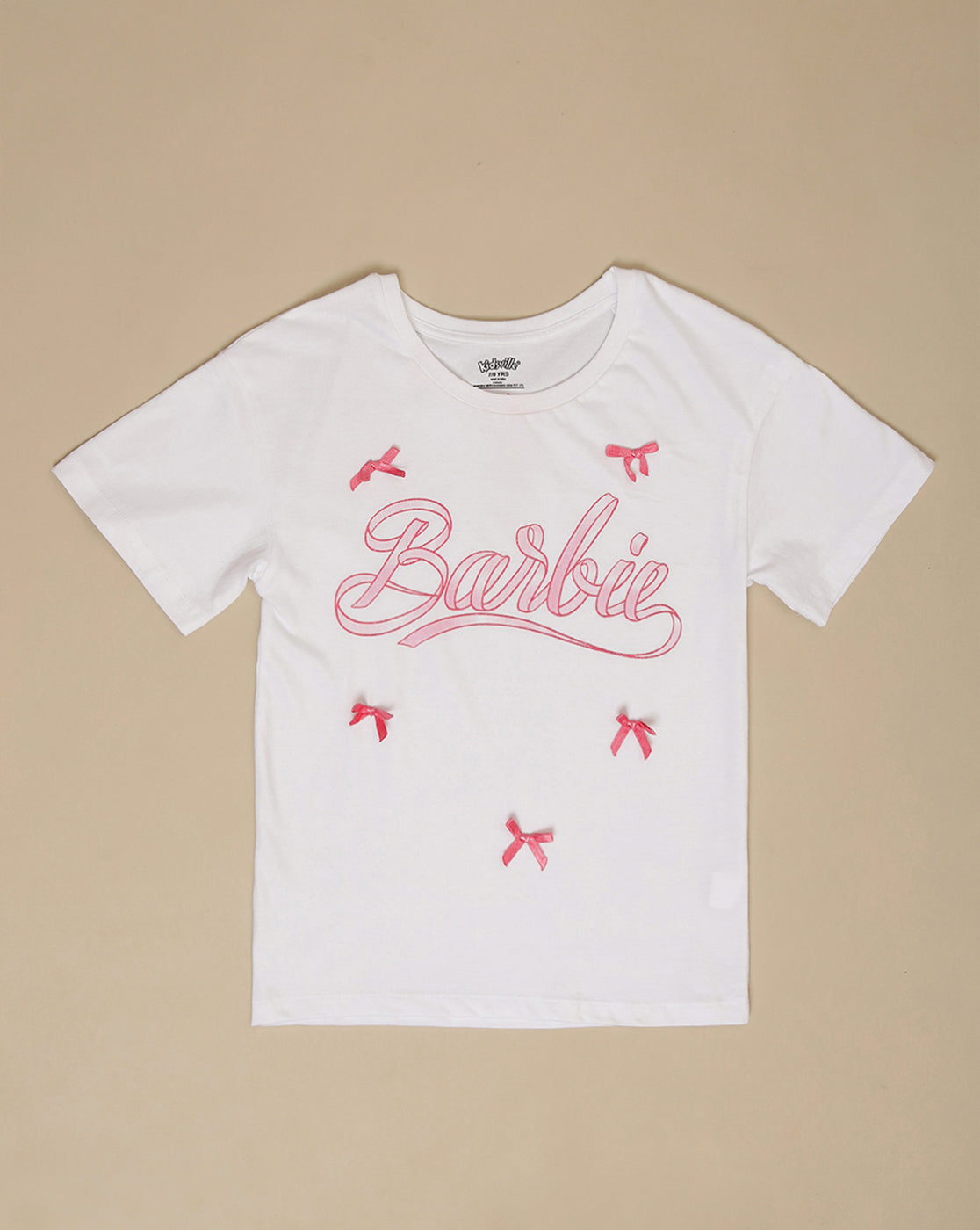 Barbie Printed Oversized Fit Tshirt For Girls