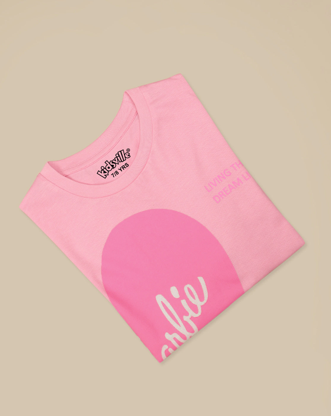 Barbie Printed Oversized Tshirt For Girls