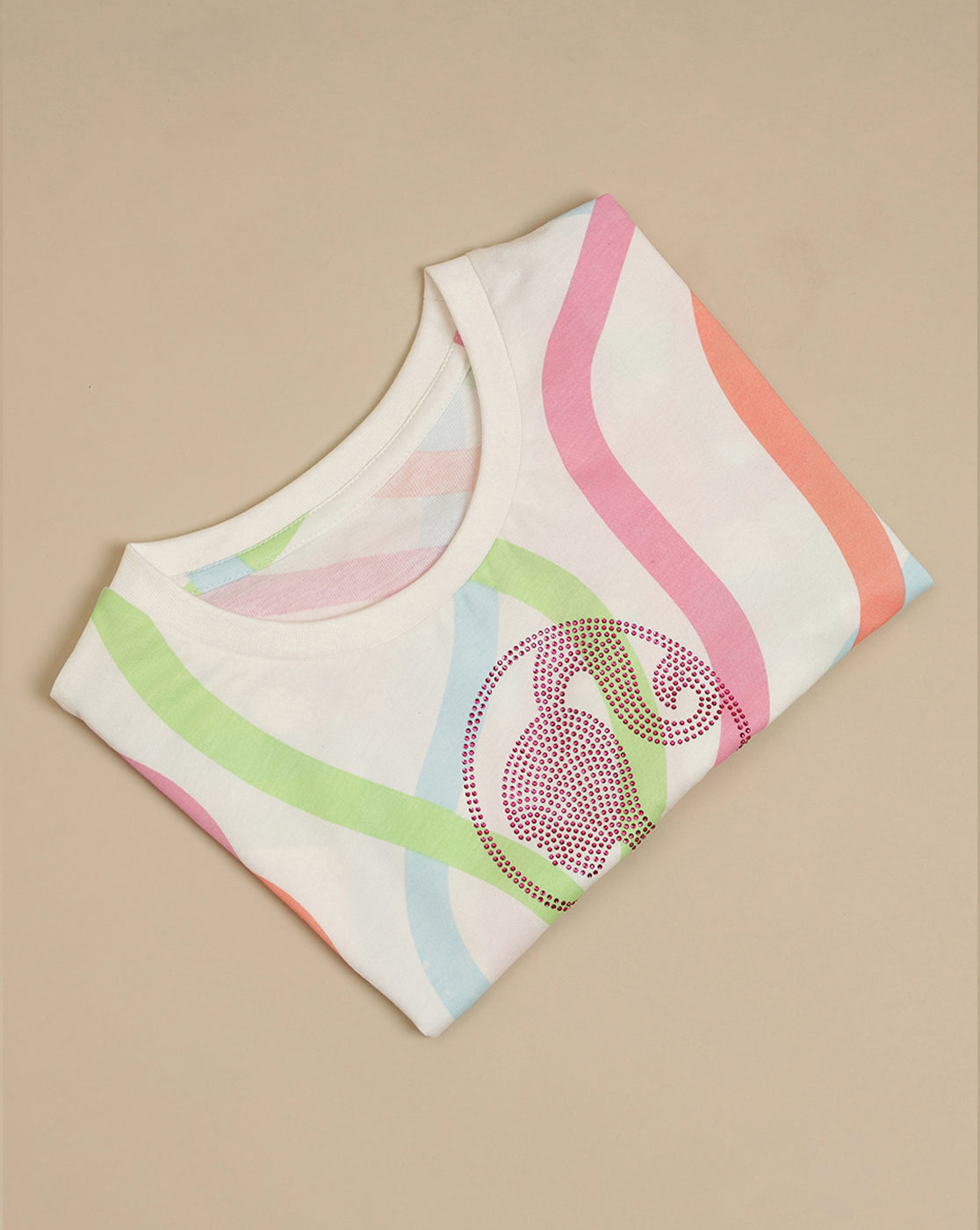 Barbie Printed Relaxed Fit Tshirt For Girls