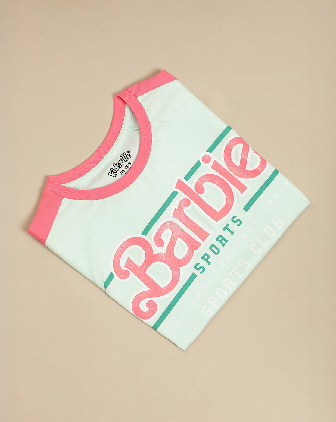 Barbie Printed Oversized Fit Tshirt For Girls