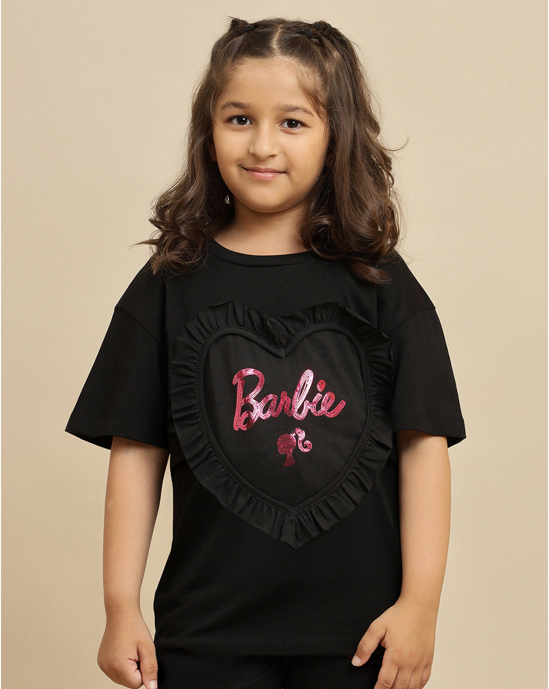 Barbie Printed Oversized Tshirt For Girls