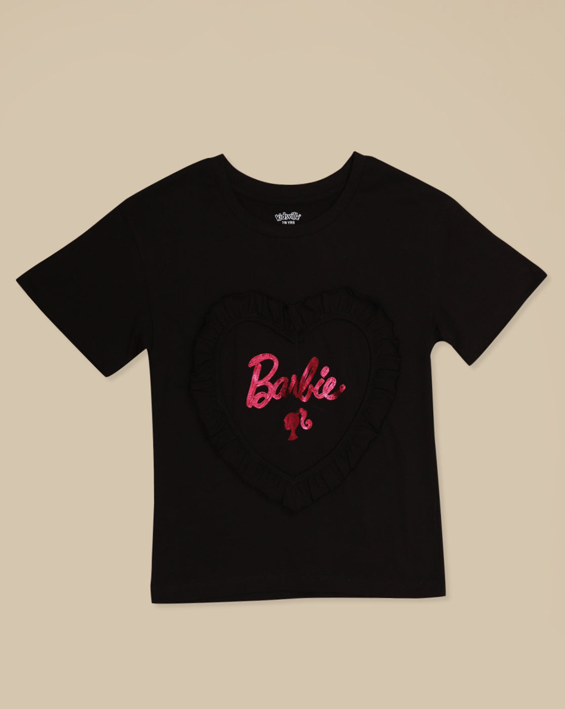 Barbie Printed Oversized Tshirt For Girls