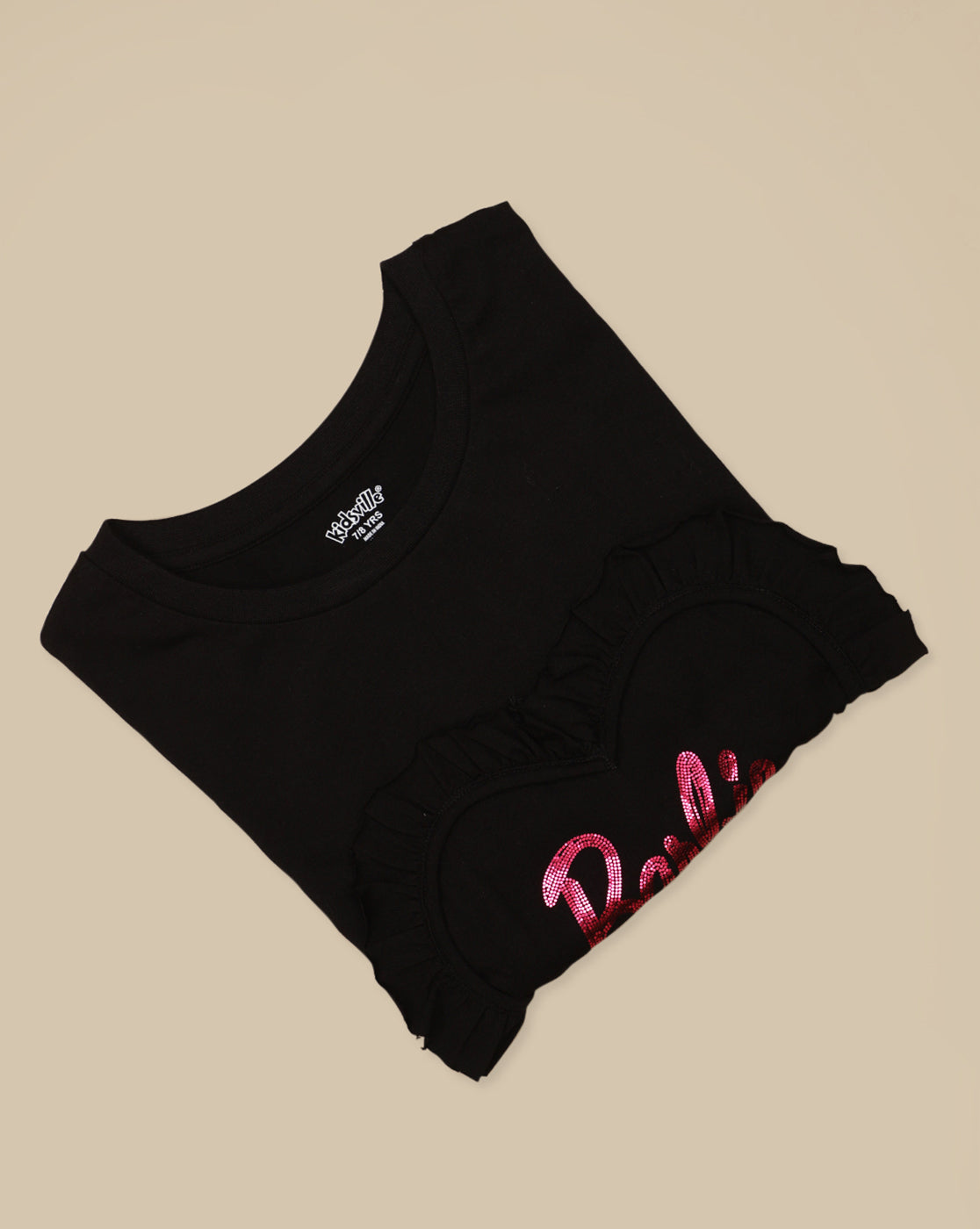 Barbie Printed Oversized Tshirt For Girls