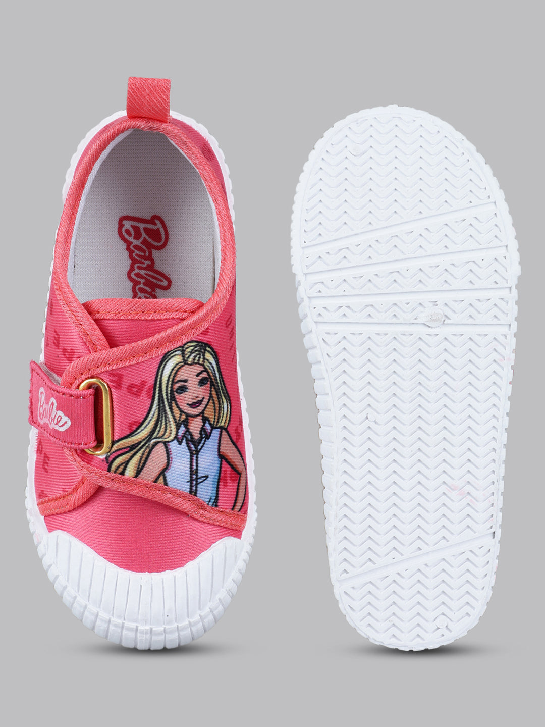 Barbie Printed Canvas Shoes For Kids Girls