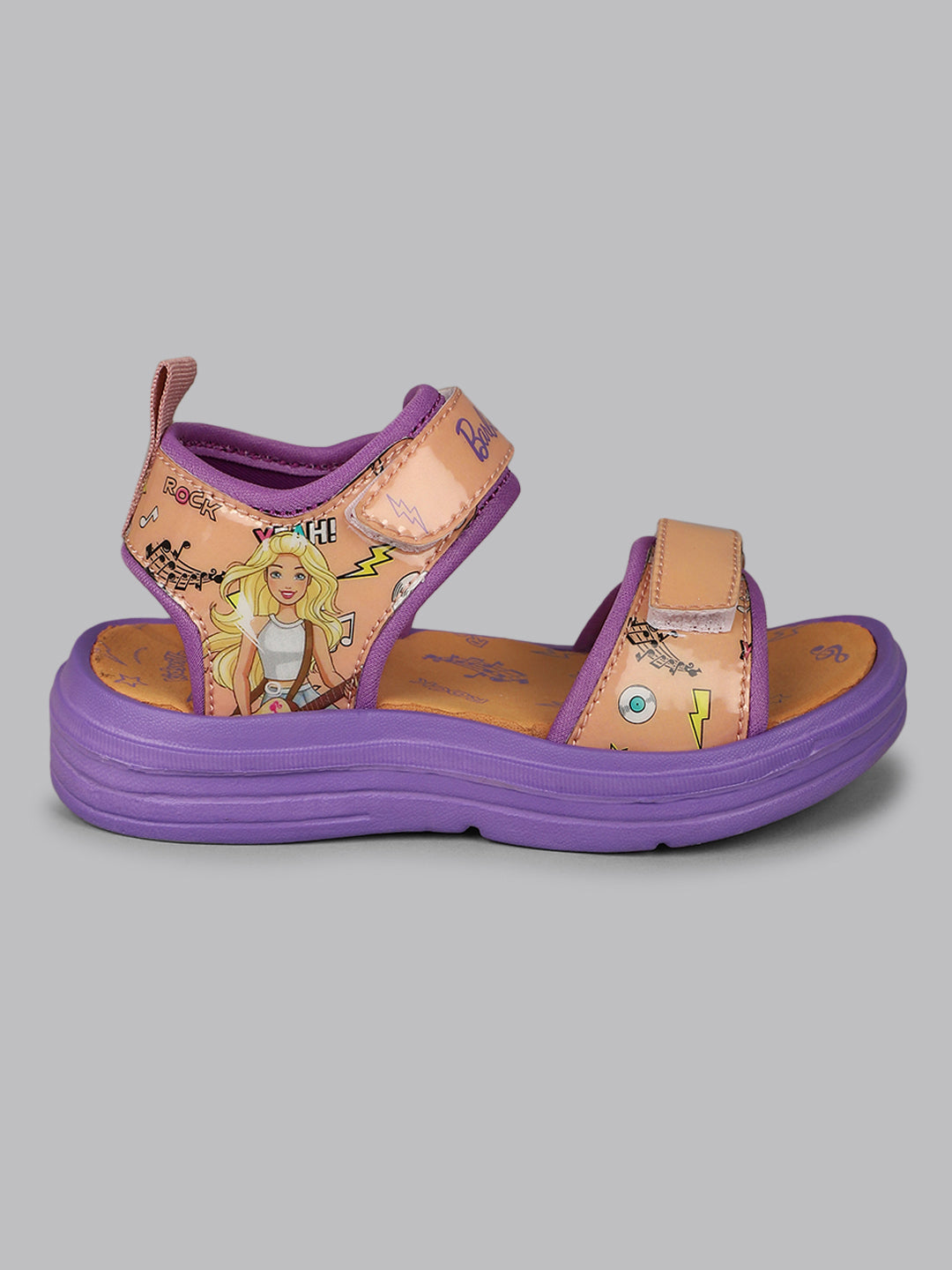 Barbie Printed Sandals For Kids Girls
