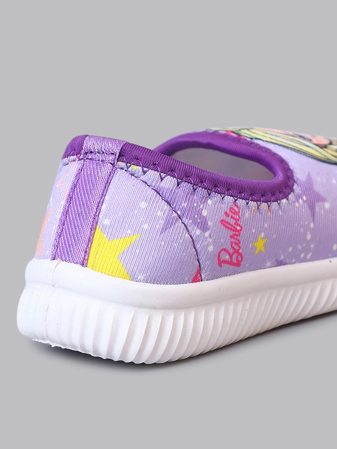 Barbie Printed Lycra Shoes For Kids Girls