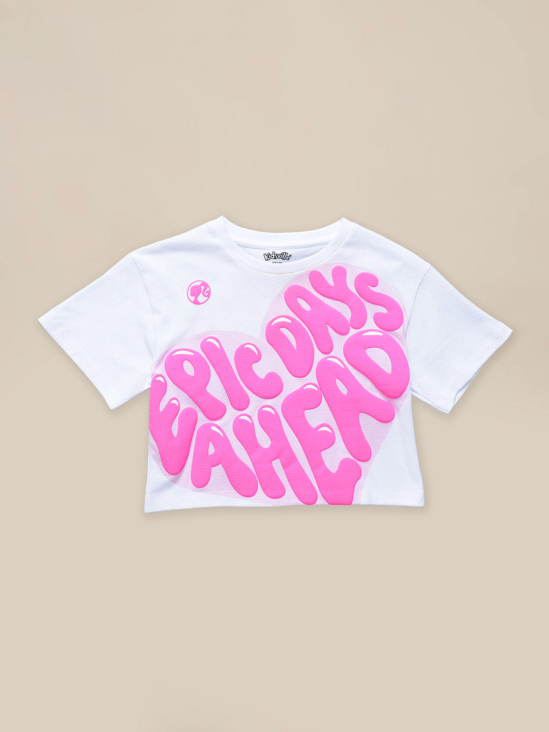 Barbie Printed T-Shirt & Shorts Co-Ords Set For Girls