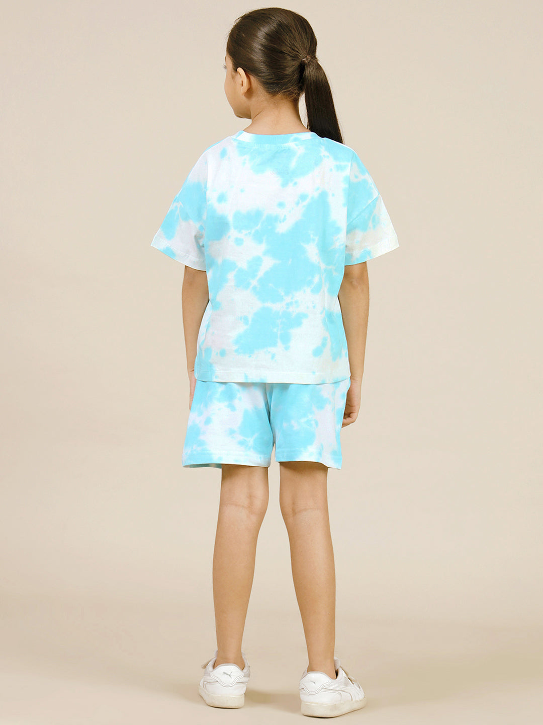 Barbie Printed T-Shirt & Shorts Co-Ords Set For Girls