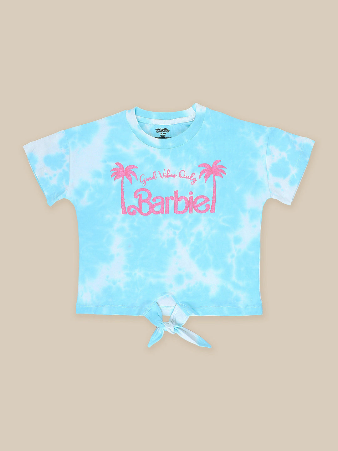 Barbie Printed T-Shirt & Shorts Co-Ords Set For Girls